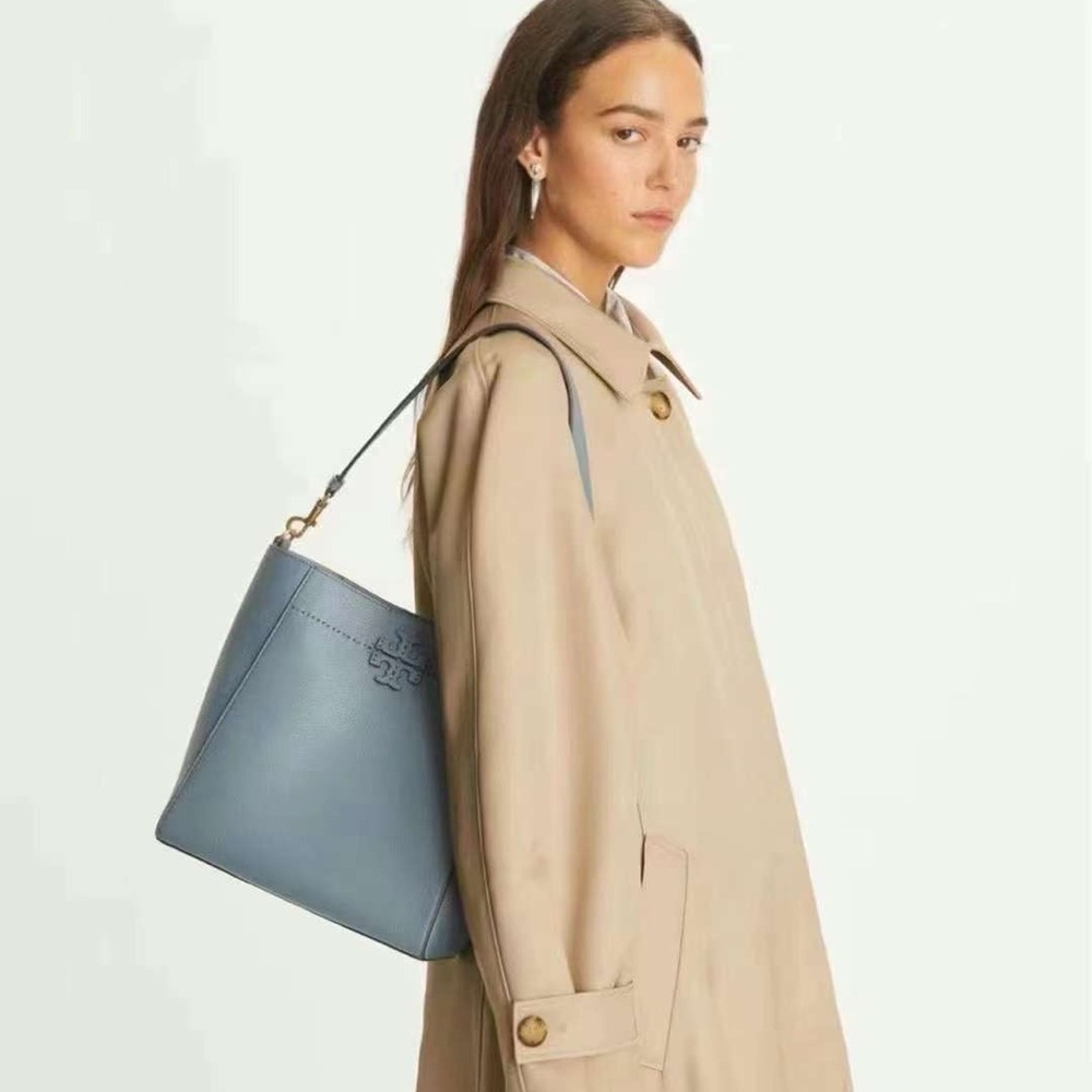 Tory Burch McGraw Hobo Shoulder Retail Bag ，Brand New - Picture 10 of 11